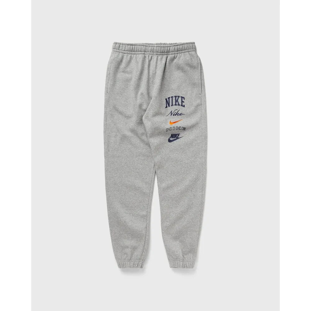 Nike Club Fleece Bundhose Dunkelgrau Meliert/Sicherheitsorange FN2643-063 Herren