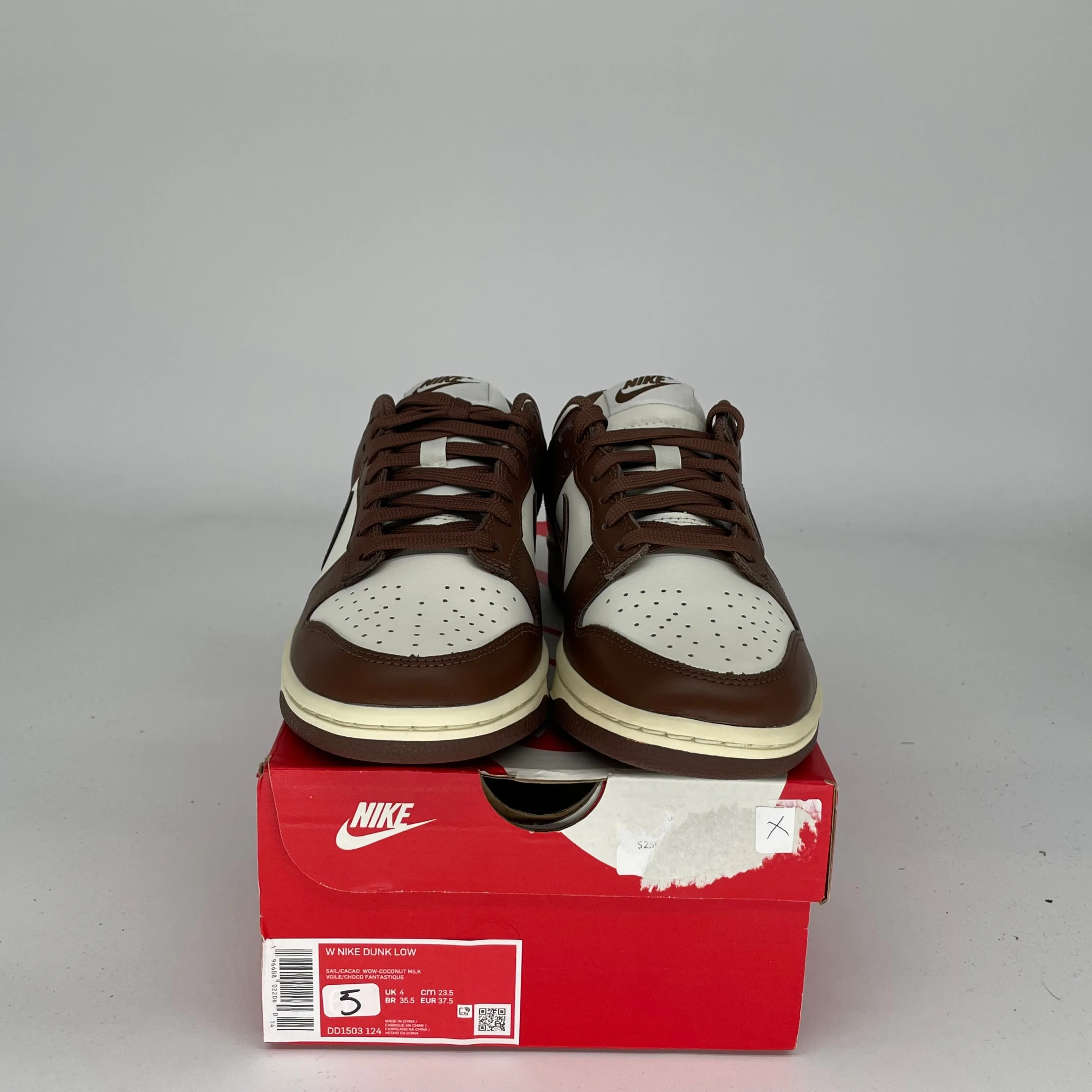 NIKE DUNK LOW CACAO WOW W GRÖSSE 5/6.5W DD1503-124
