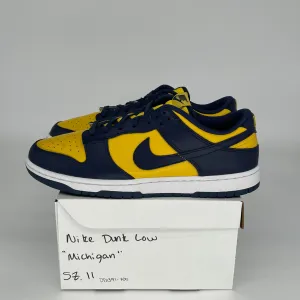 NIKE DUNK LOW MICHIGAN GRÖSSE 11 DD1391-700