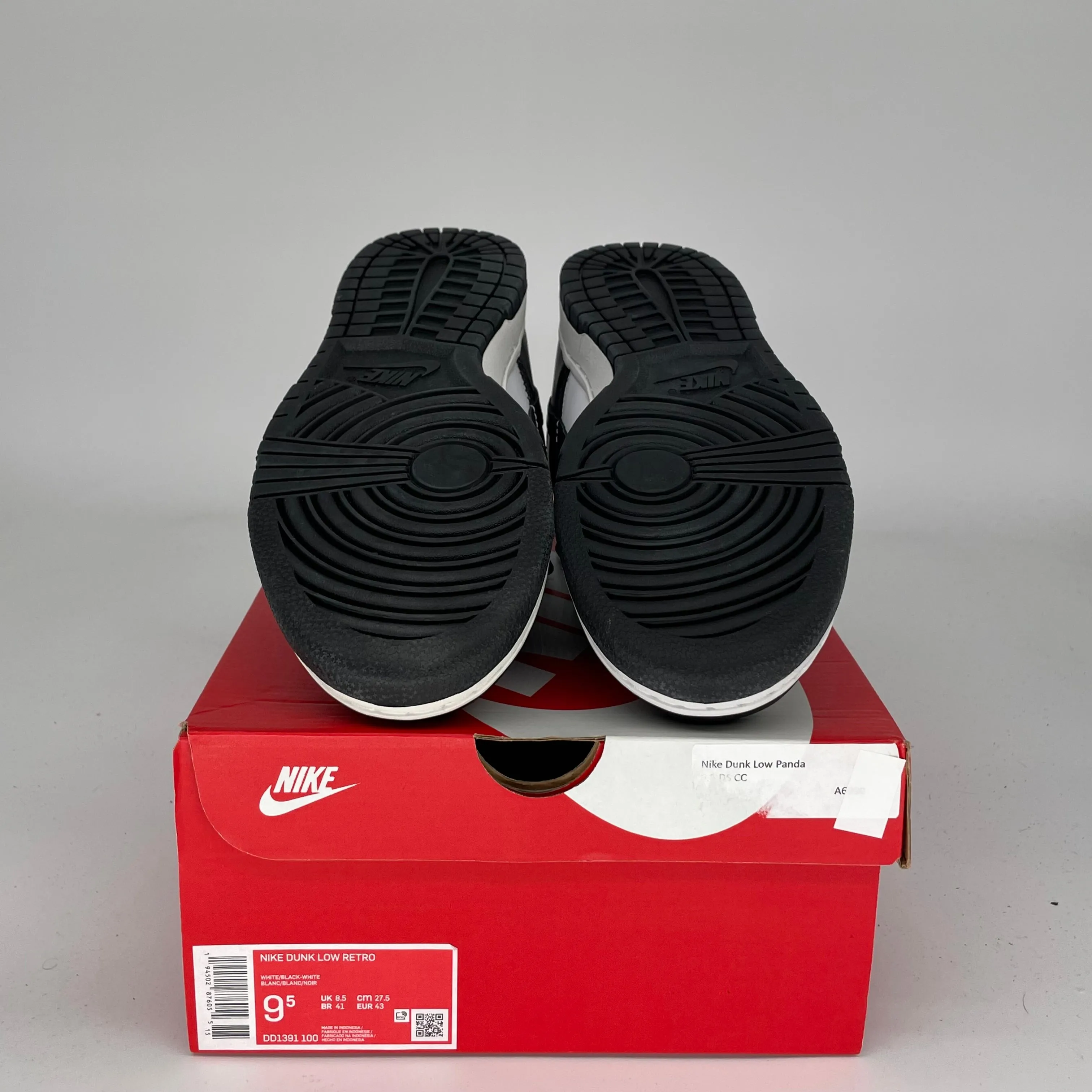 NIKE DUNK LOW PANDA GRÖSSE 9.5 DD1391-100