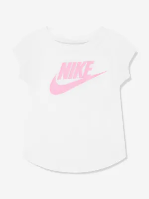 Nike Girls Futura T-Shirt in Weiß