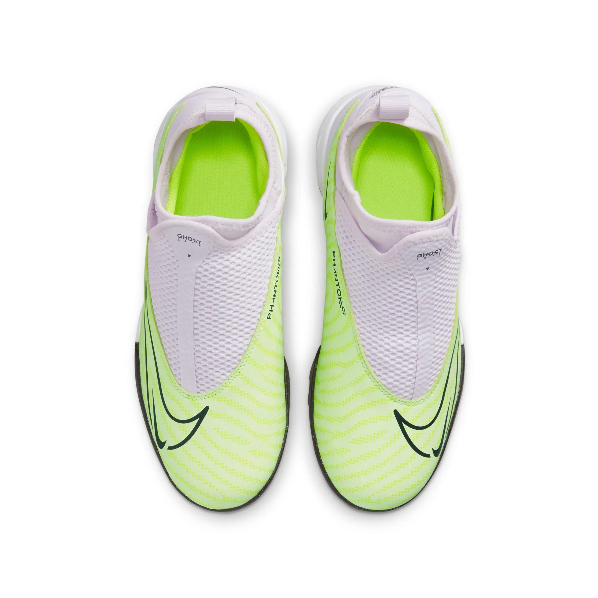 Nike Junior Phantom GX Academy DF TF Hallenschuhe - Leuchtendes Volt/Gridiron