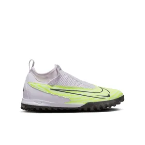 Nike Junior Phantom GX Academy DF TF Hallenschuhe - Leuchtendes Volt/Gridiron