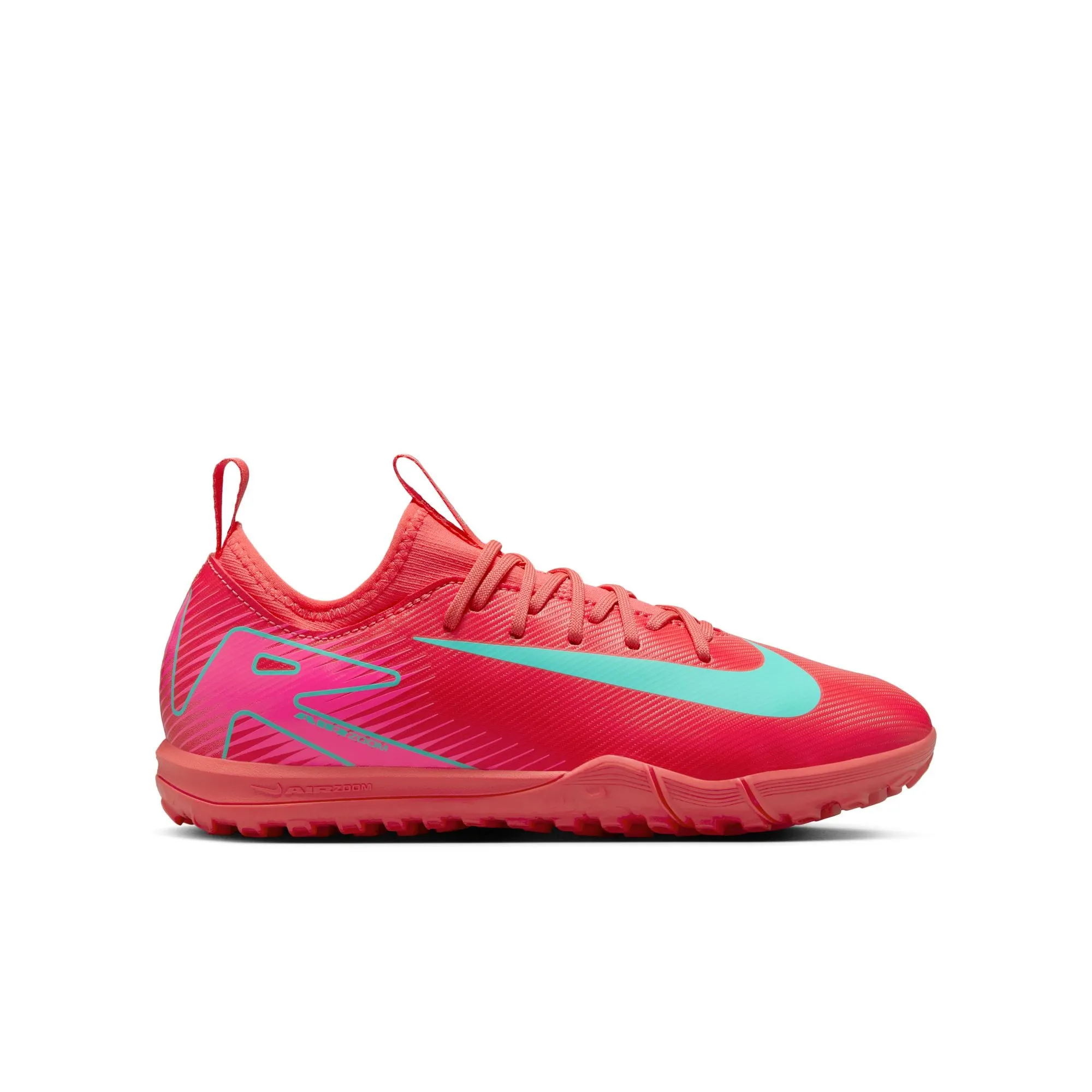 Nike Junior Vapor 16 Academy TF Fußballschuhe für Kunstrasen - Glutlicht/Auroragrün