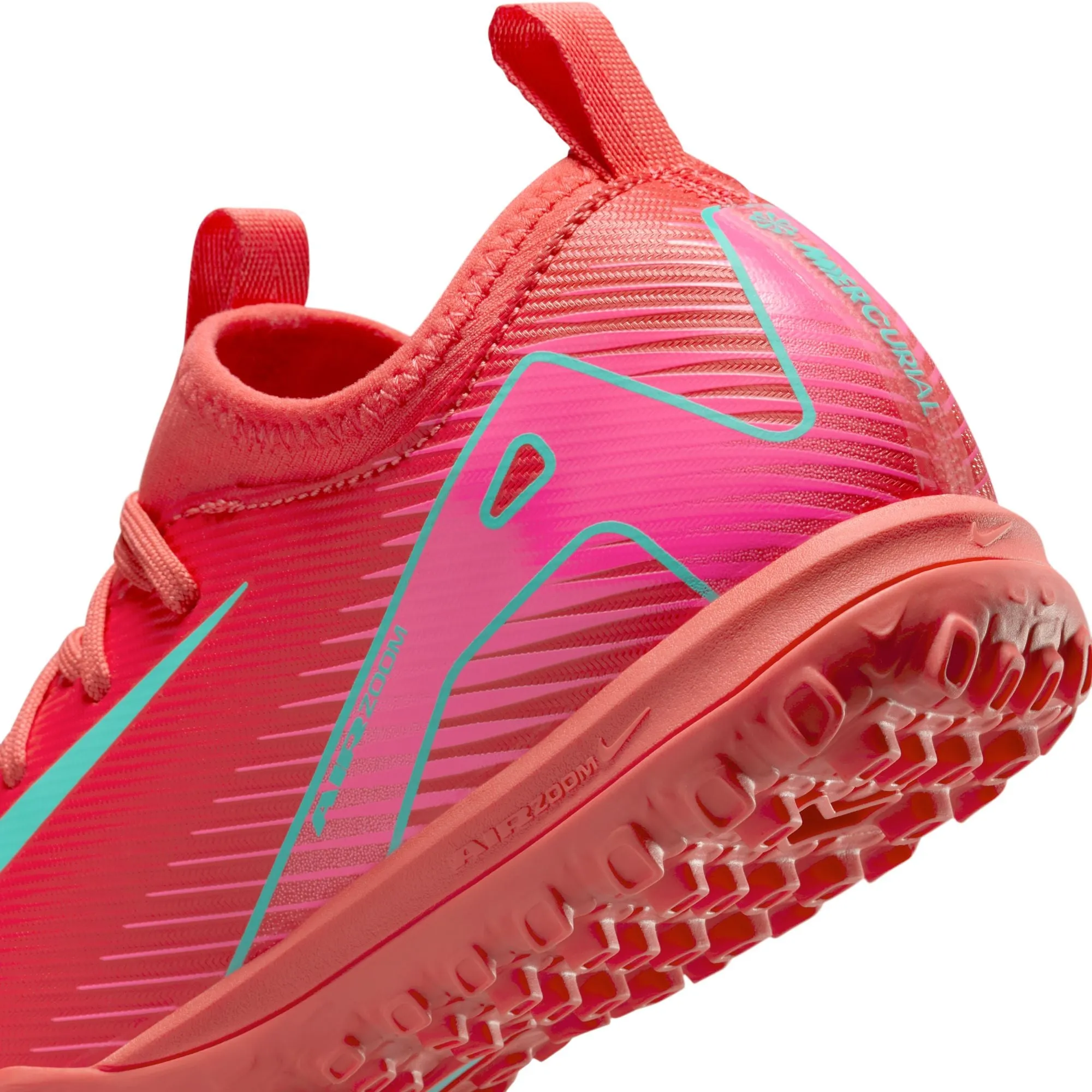 Nike Junior Vapor 16 Academy TF Fußballschuhe für Kunstrasen - Glutlicht/Auroragrün