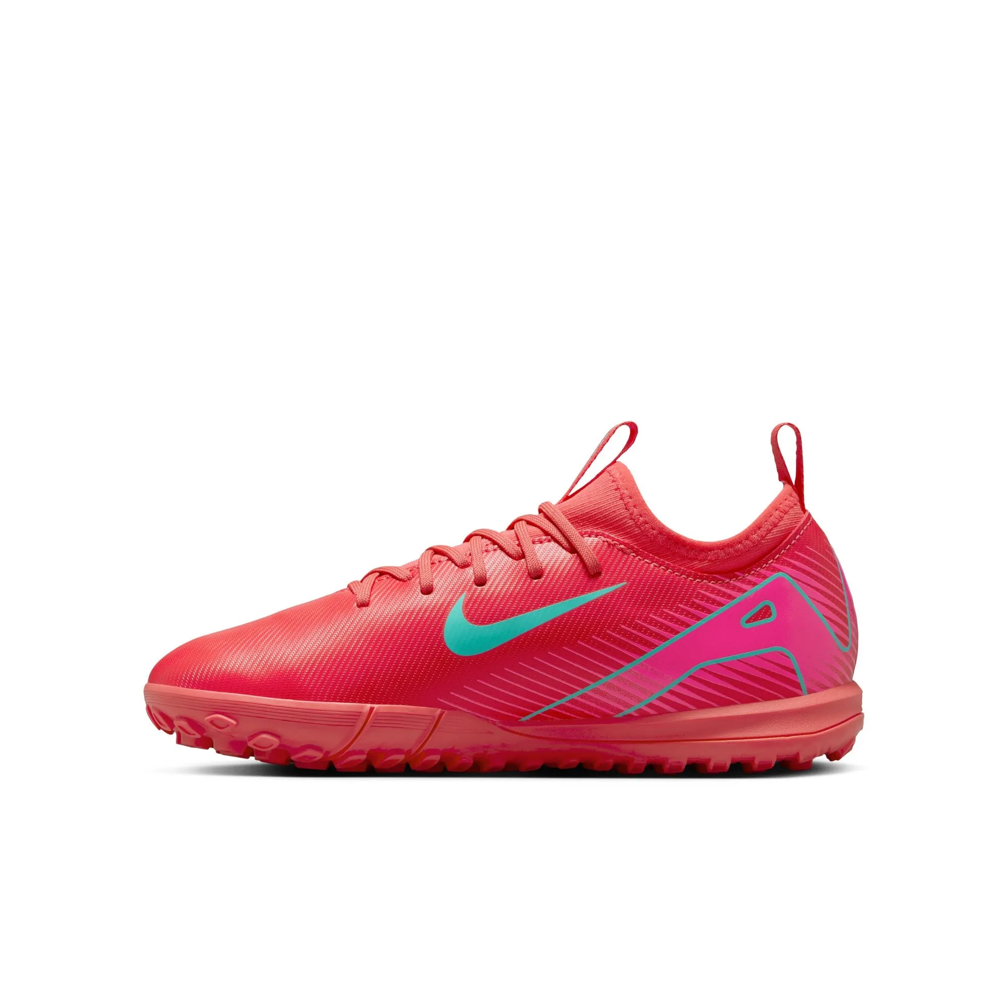 Nike Junior Vapor 16 Academy TF Fußballschuhe für Kunstrasen - Glutlicht/Auroragrün