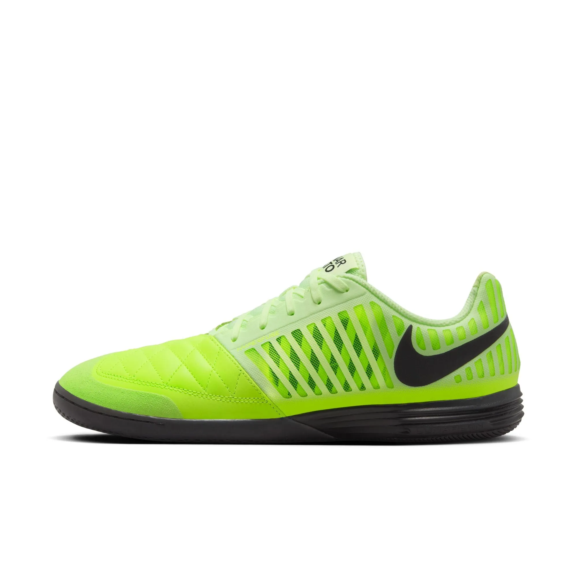 Nike Lunargato II IN Hallenfußballschuhe - Schwarz/Neongrün