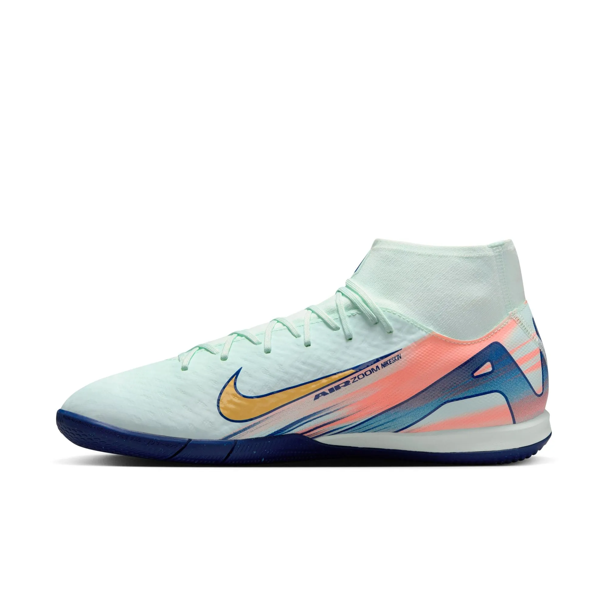 Nike Mercurial Superfly 10 Academy MDS IN Hallenschuhe - Fast Grün/MTLC Münze