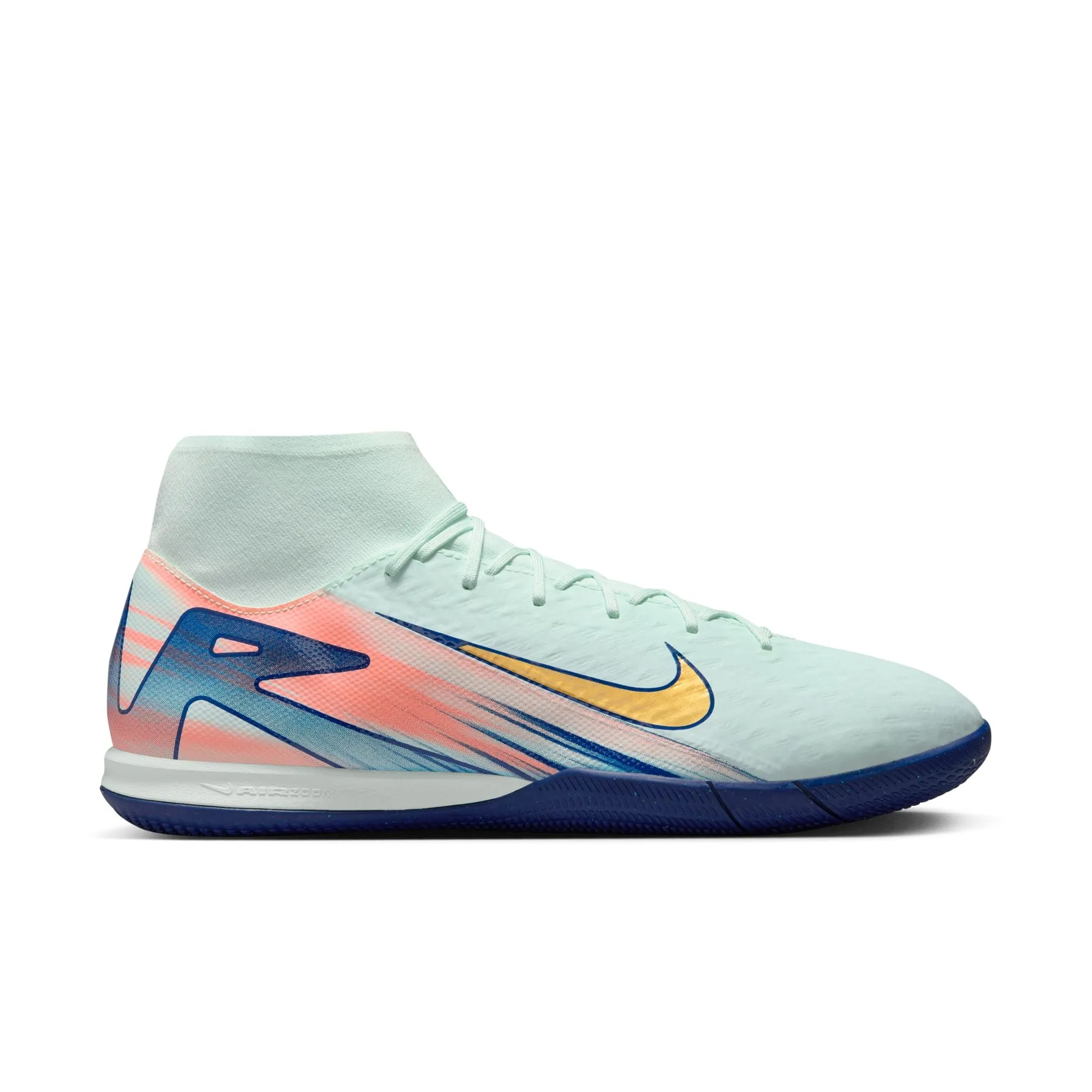 Nike Mercurial Superfly 10 Academy MDS IN Hallenschuhe - Fast Grün/MTLC Münze