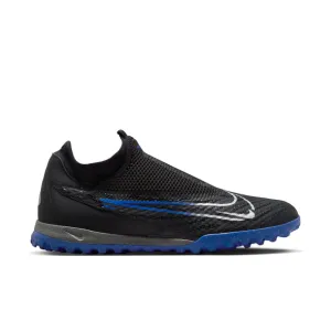 Nike Phantom GX Academy DF TF Fußballschuhe für Kunstrasen - Schwarz/Chrom/Hyper Royal