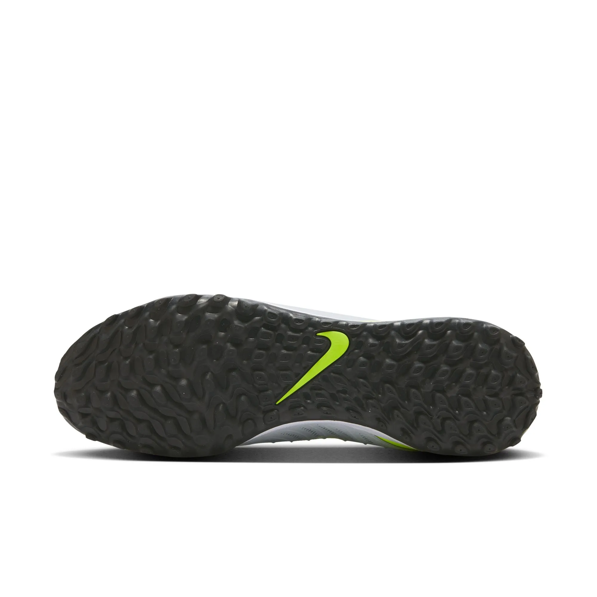 Nike Phantom Luna II Academy TF Fußballschuhe für Kunstrasen - Metall Silber/ Schwarz/ Volt