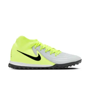 Nike Phantom Luna II Academy TF Fußballschuhe für Kunstrasen - Metall Silber/ Schwarz/ Volt