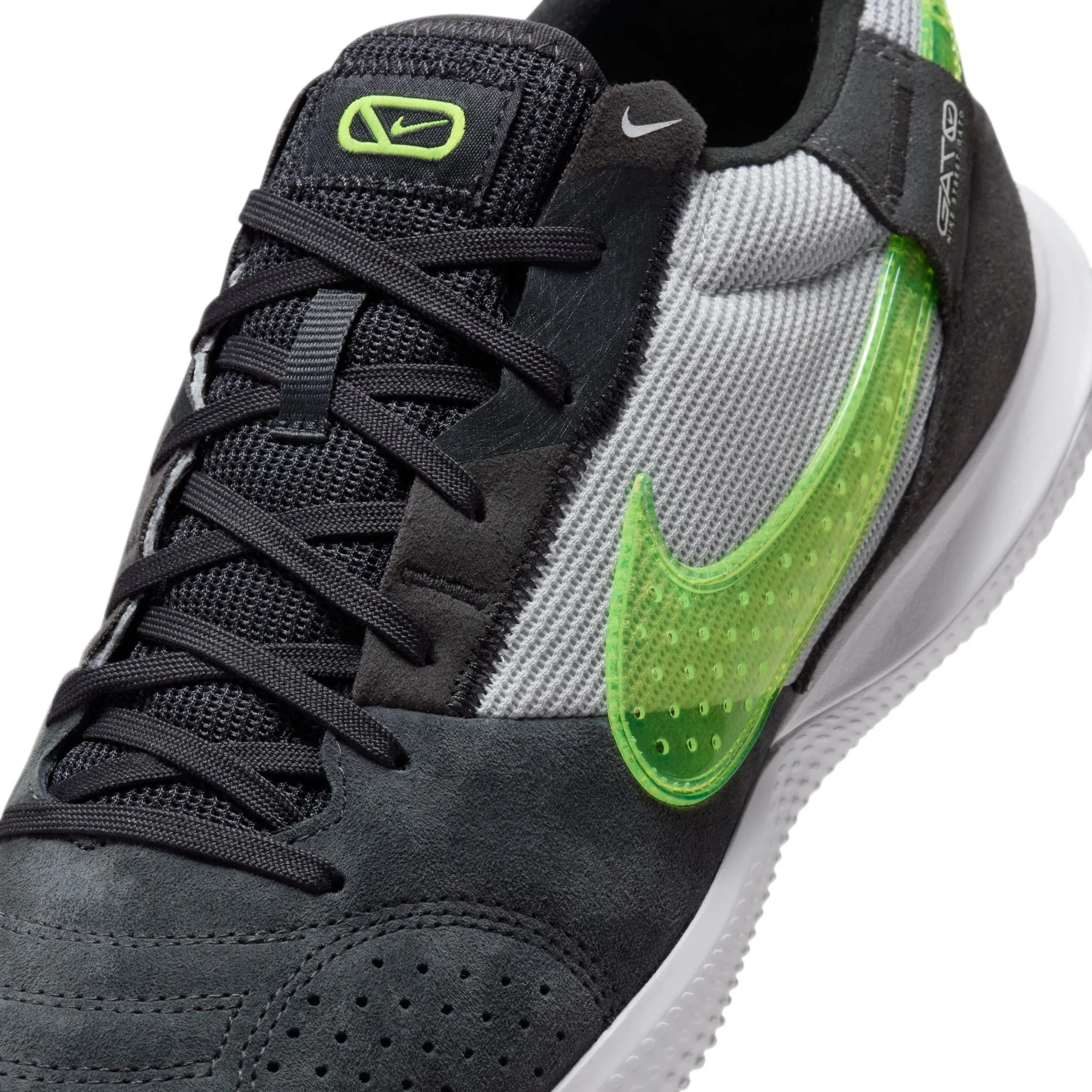 Nike Streetgato Hallenfußballschuhe - Schwarz/ Volt