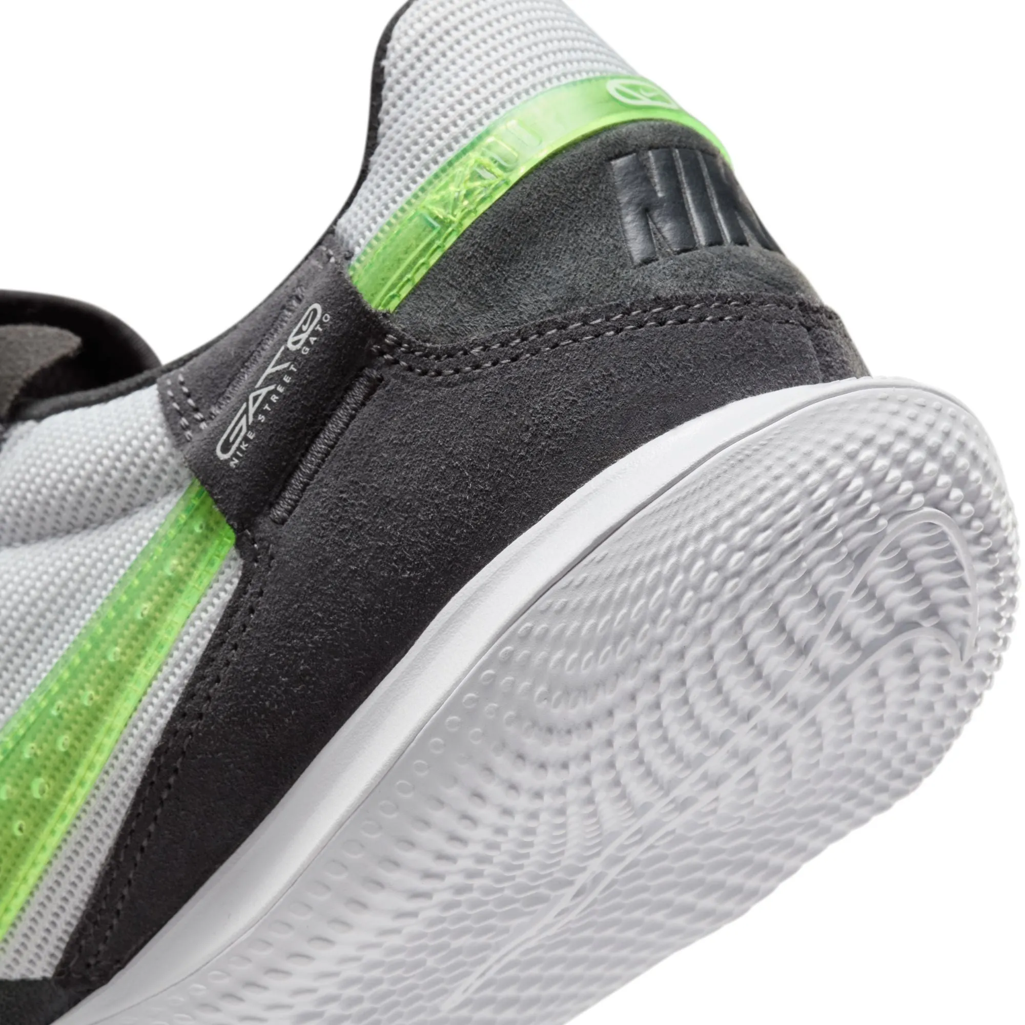 Nike Streetgato Hallenfußballschuhe - Schwarz/ Volt