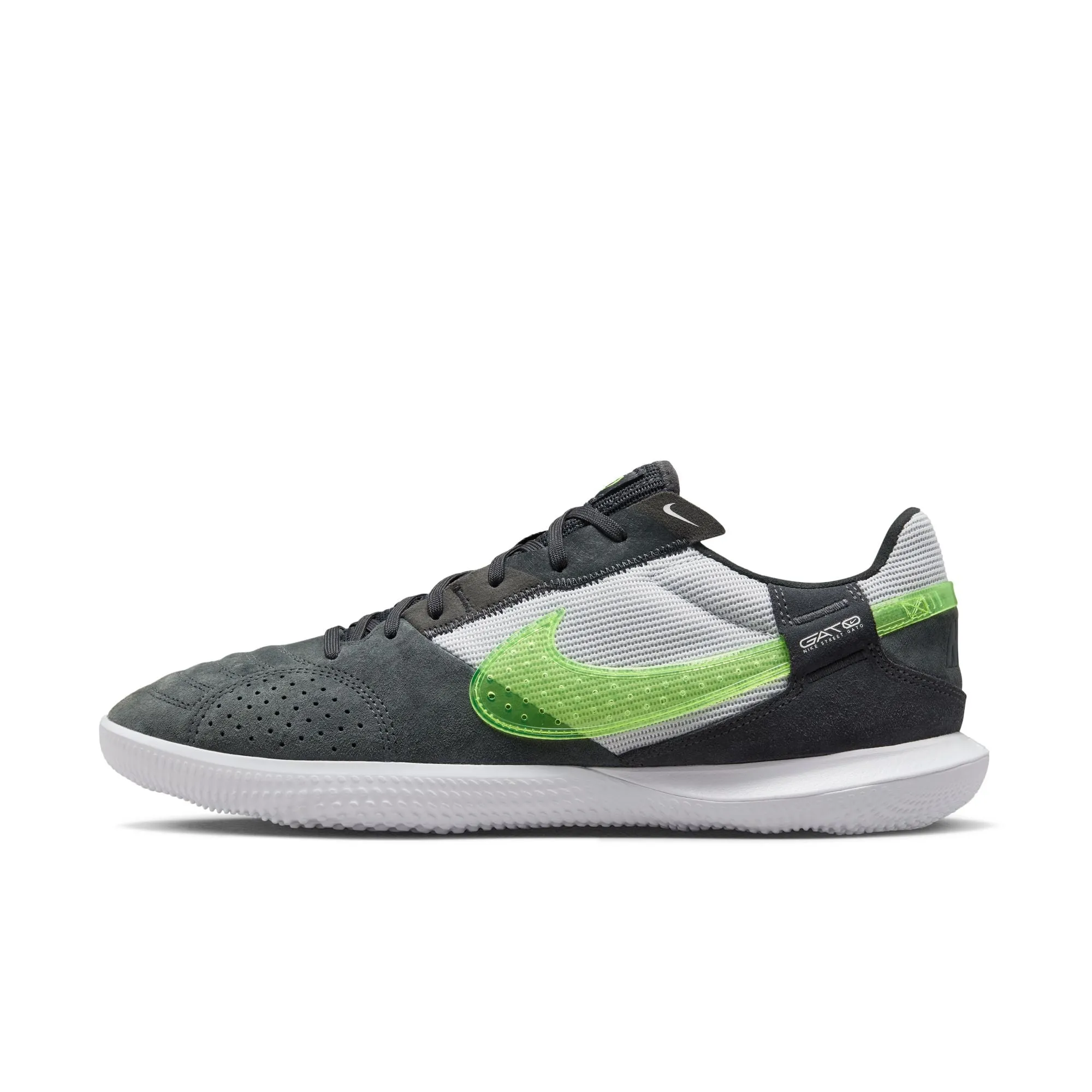 Nike Streetgato Hallenfußballschuhe - Schwarz/ Volt