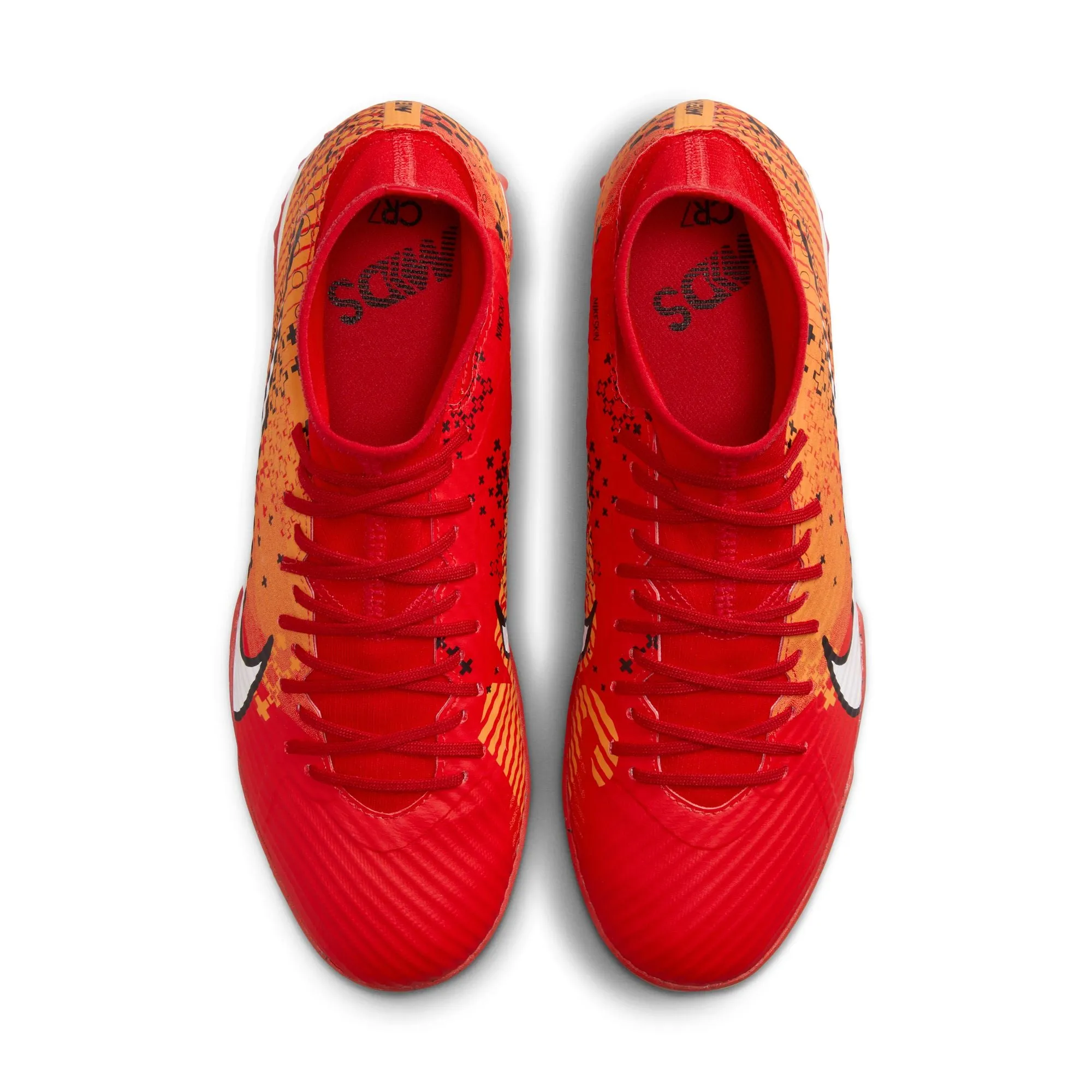 Nike Superfly 9 Academy Mercurial Dream Speed TF Hallenschuhe - LT Karmesin/Blasses Elfenbein - Leuchtendes Mandarin