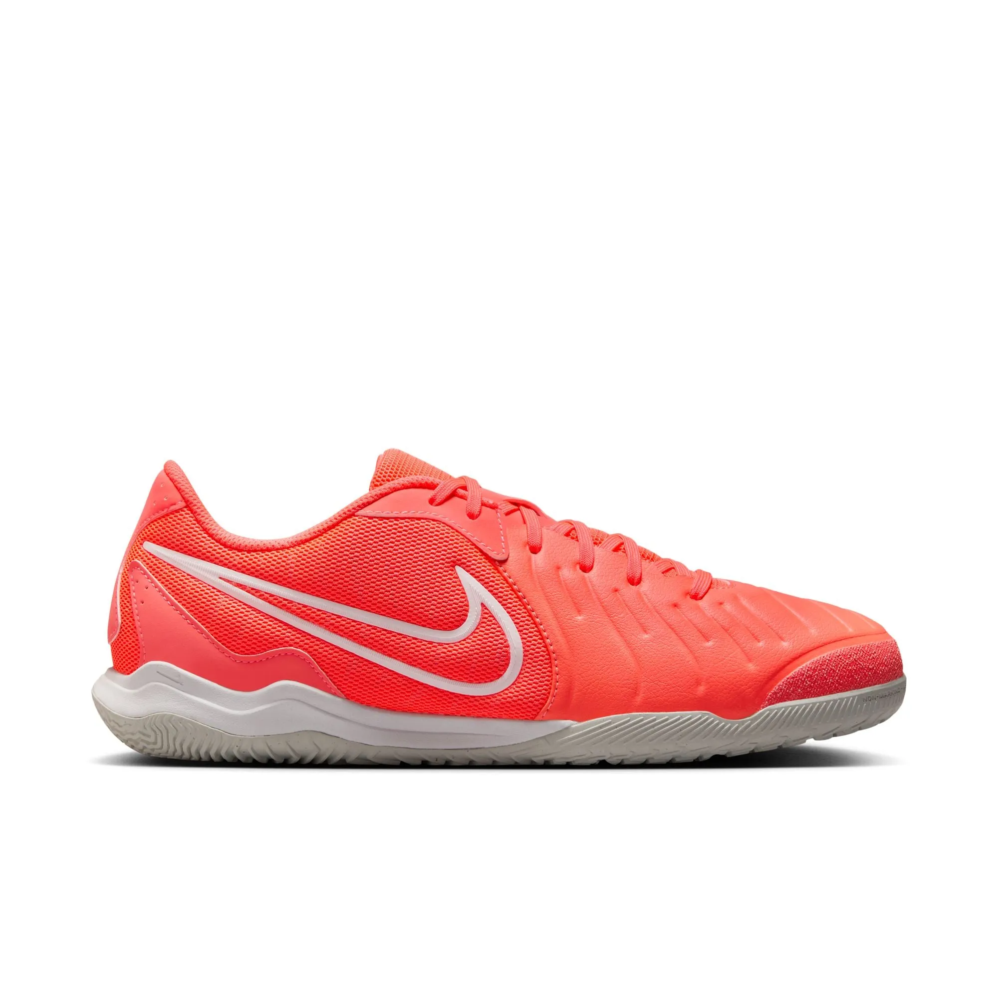 Nike Tiempo Legend 10 Academy IC Hallenfußballschuh - Heiße Lava/ Weiß