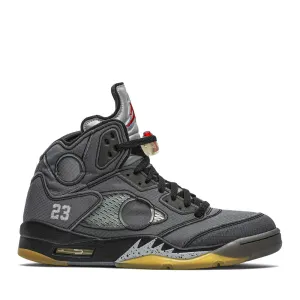 NIKE X OFFWHITE AIR JORDAN5 RETRO SCHWARZ -