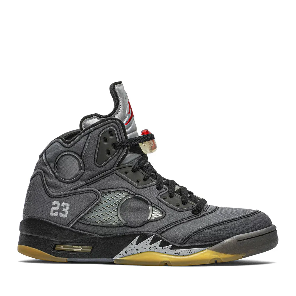 NIKE X OFFWHITE AIR JORDAN5 RETRO SCHWARZ -