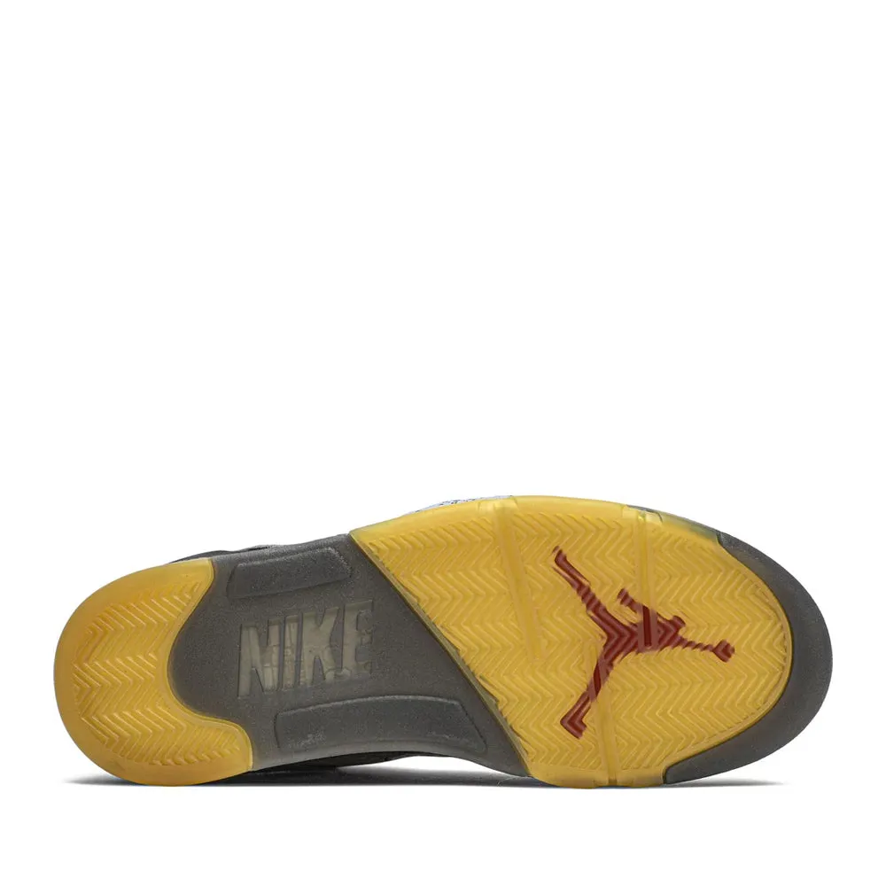 NIKE X OFFWHITE AIR JORDAN5 RETRO SCHWARZ -