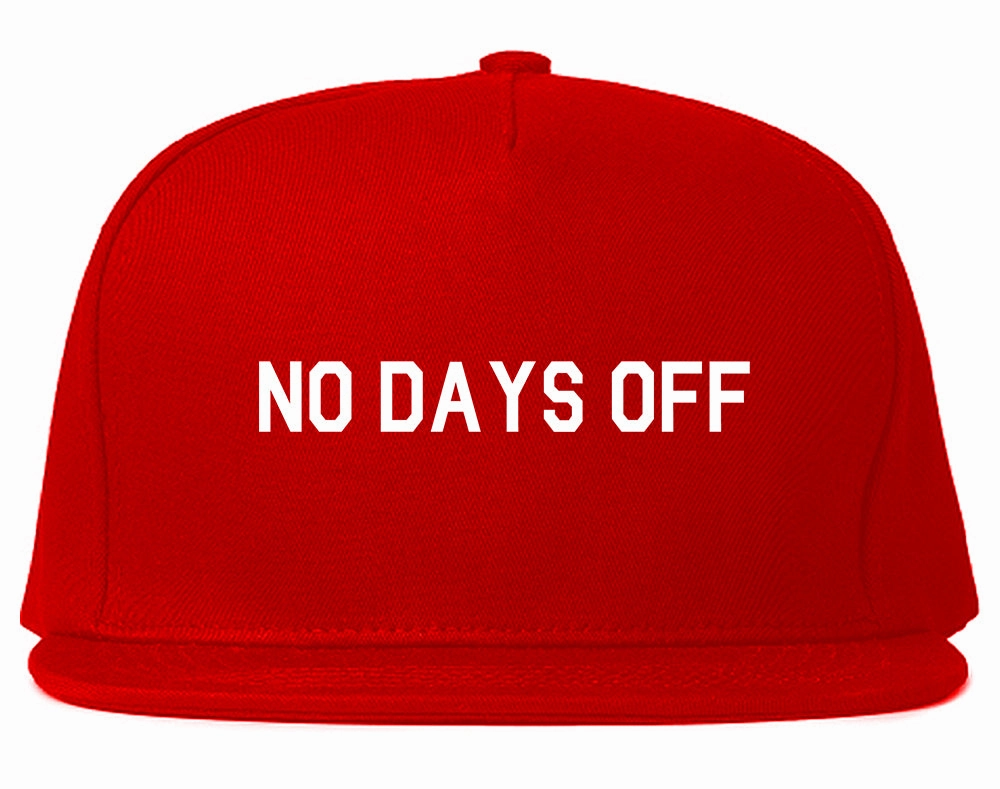 No Days Off Mens Snapback Hat