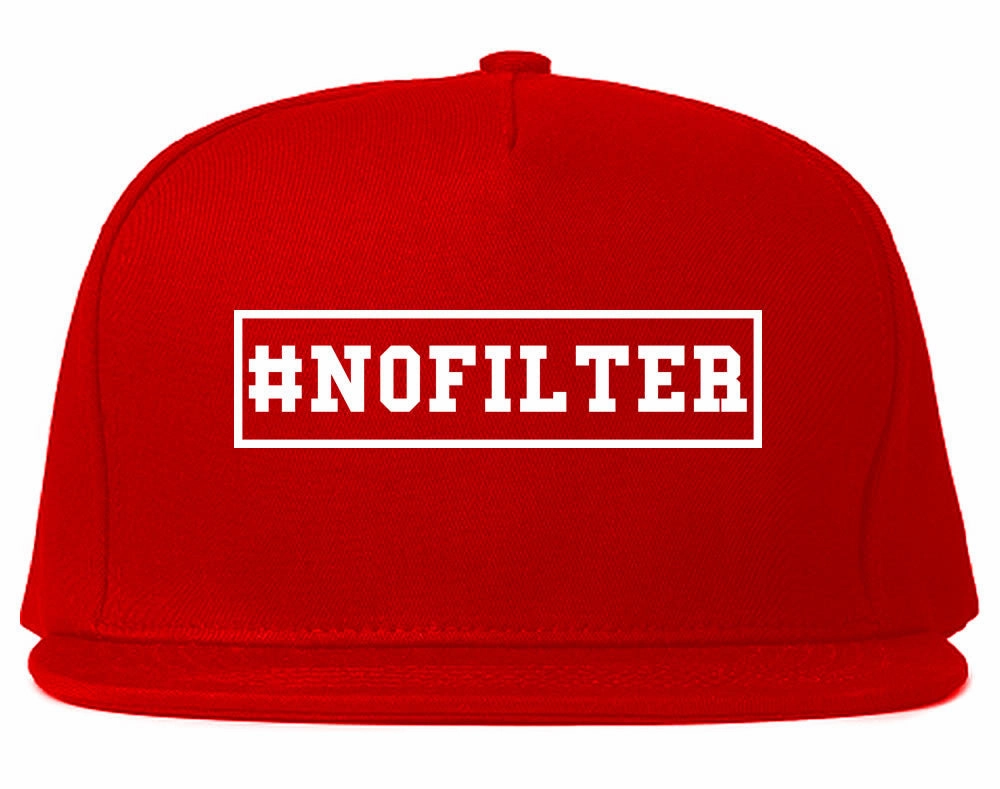 No Filter Selfie Snapback Hat