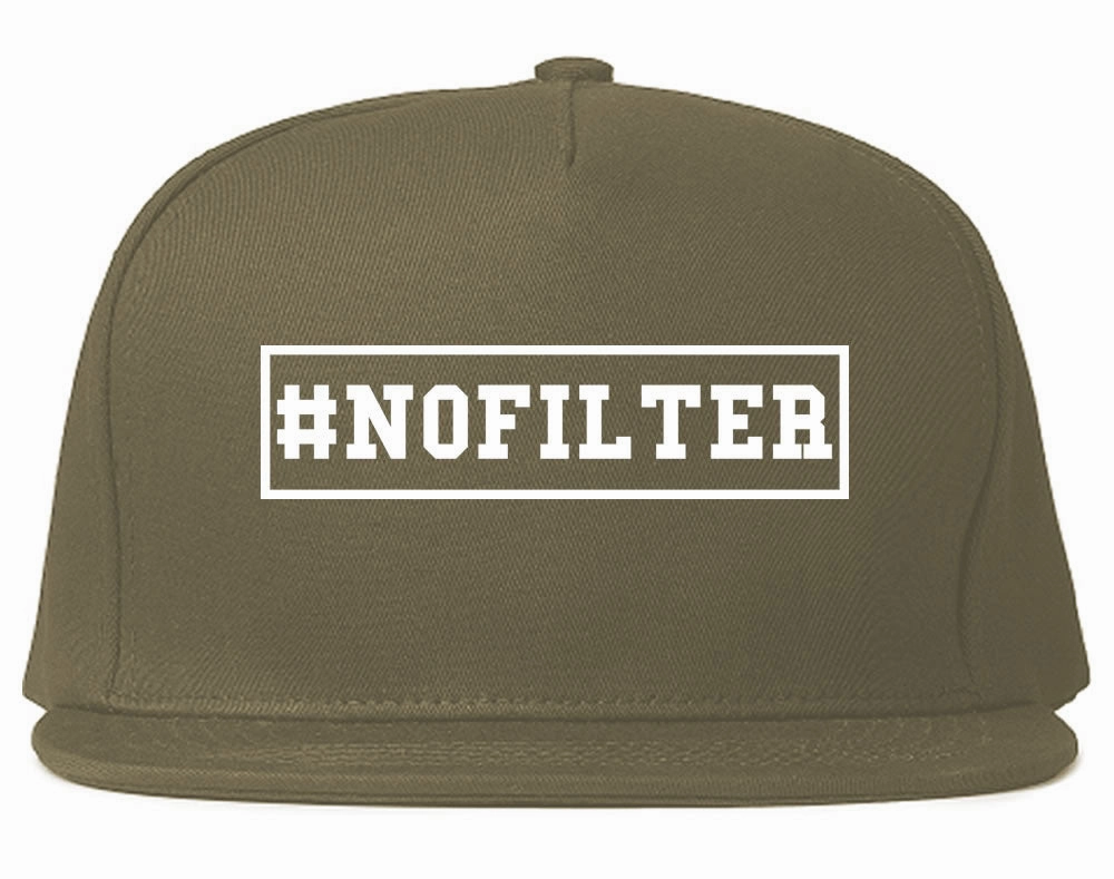 No Filter Selfie Snapback Hat