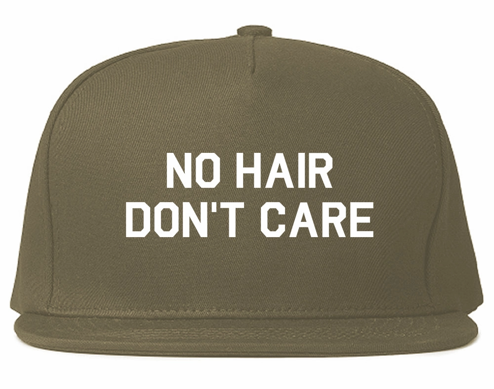No Hair Dont Care Mens Snapback Hat