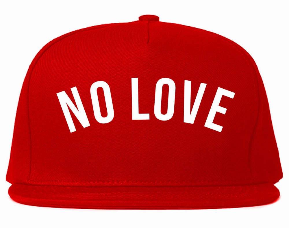 No Love Snapback Hat Cap