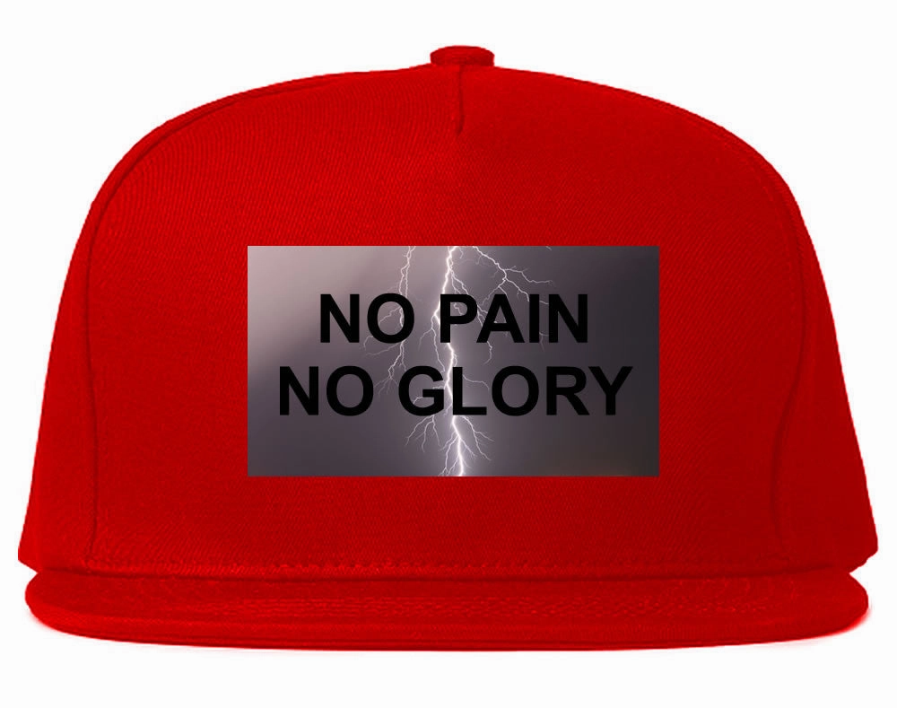 No Pain No Glory Snapback Hat Cap
