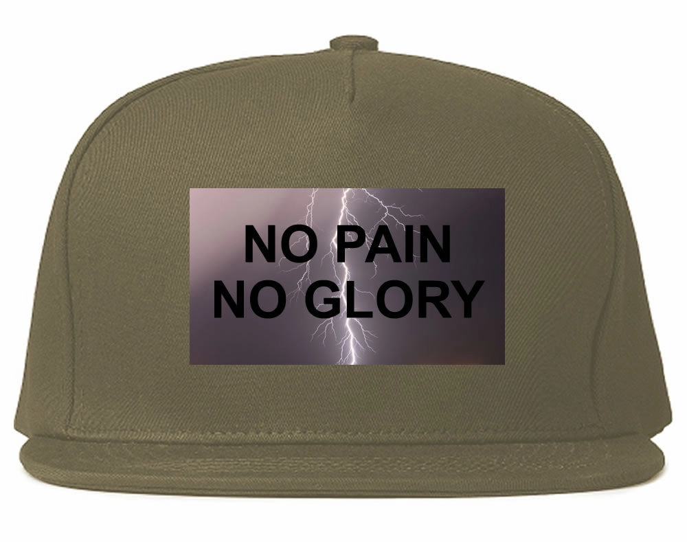 No Pain No Glory Snapback Hat Cap