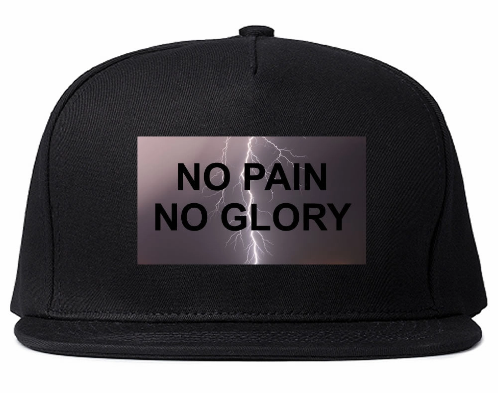 No Pain No Glory Snapback Hat Cap