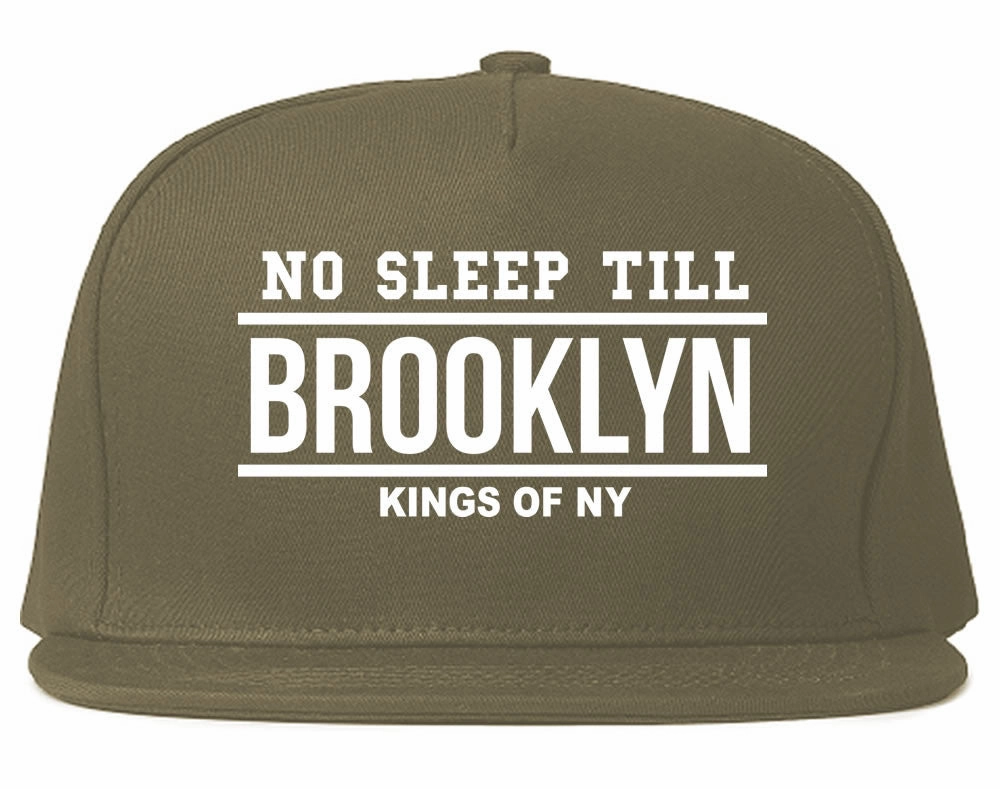 No Sleep Till Brooklyn Snapback Hat Cap