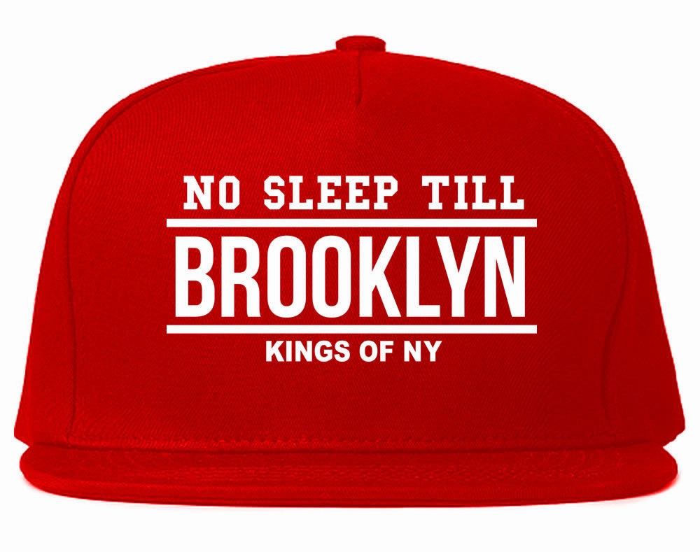 No Sleep Till Brooklyn Snapback Hat Cap