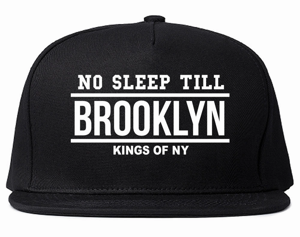 No Sleep Till Brooklyn Snapback Hat Cap