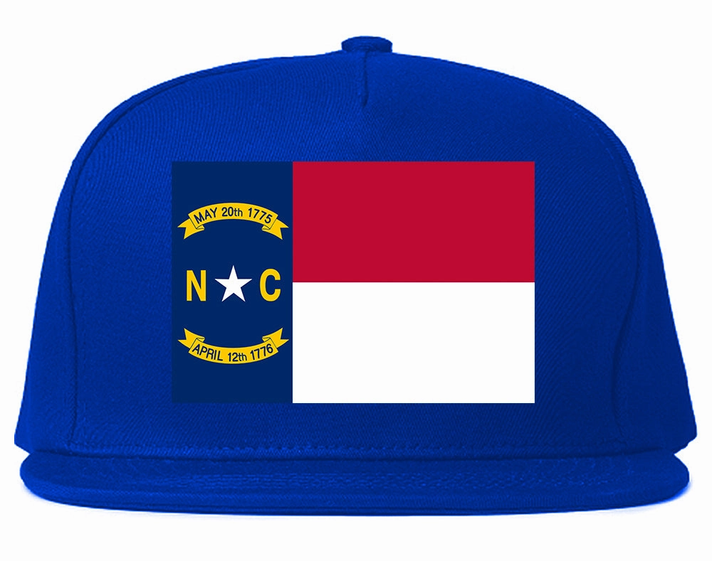 North Carolina State Flag NC Chest Mens Snapback Hat