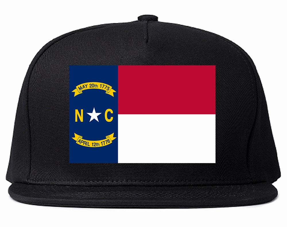 North Carolina State Flag NC Chest Mens Snapback Hat
