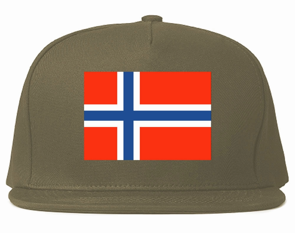 Norway Flag Country Printed Snapback Hat Cap