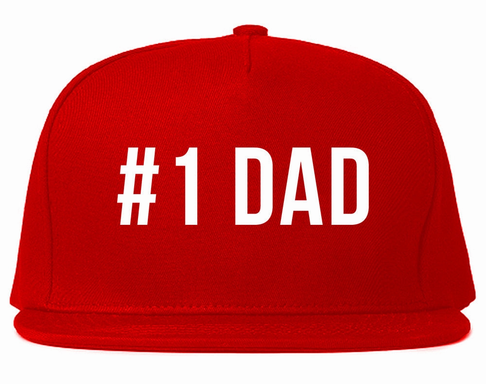 Number 1 One Dad Snapback Hat