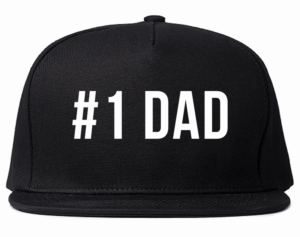 Number 1 One Dad Snapback Hat