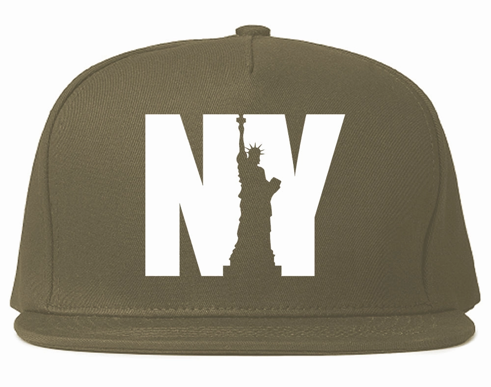 NY Statue Of Liberty Mens Snapback Hat