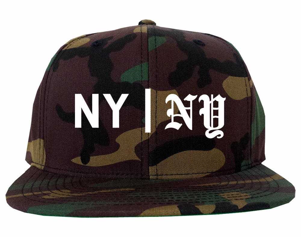 NY vs NY Mens Snapback Hat
