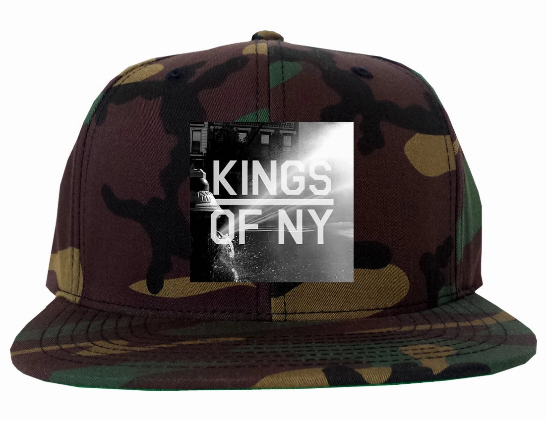 NYC Fire Hydrant Pump Summer Mens Snapback Hat
