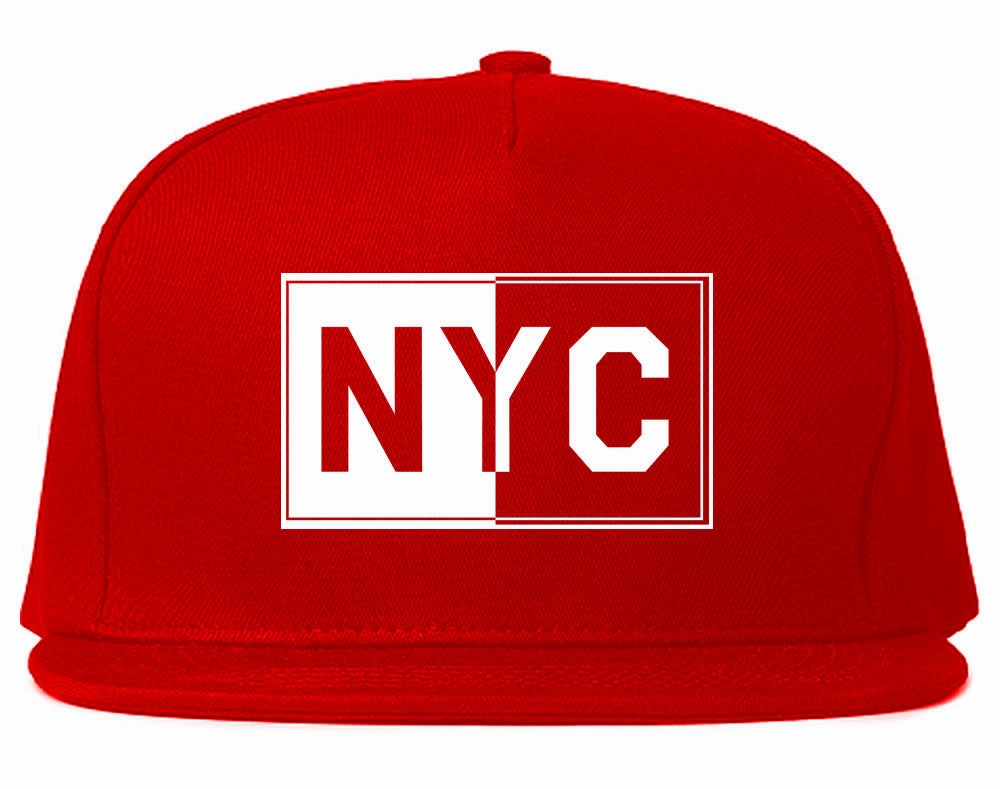 NYC Rectangle New York City Snapback Hat