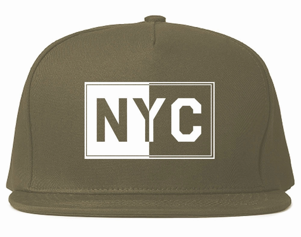 NYC Rectangle New York City Snapback Hat
