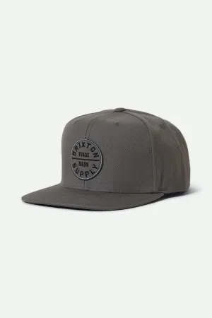 Oath III Snapback - Charcoal/Charcoal casual-dad-hat