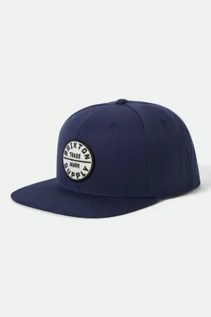 Oath III Snapback - Washed Navy/White/Black casual-dad-hat