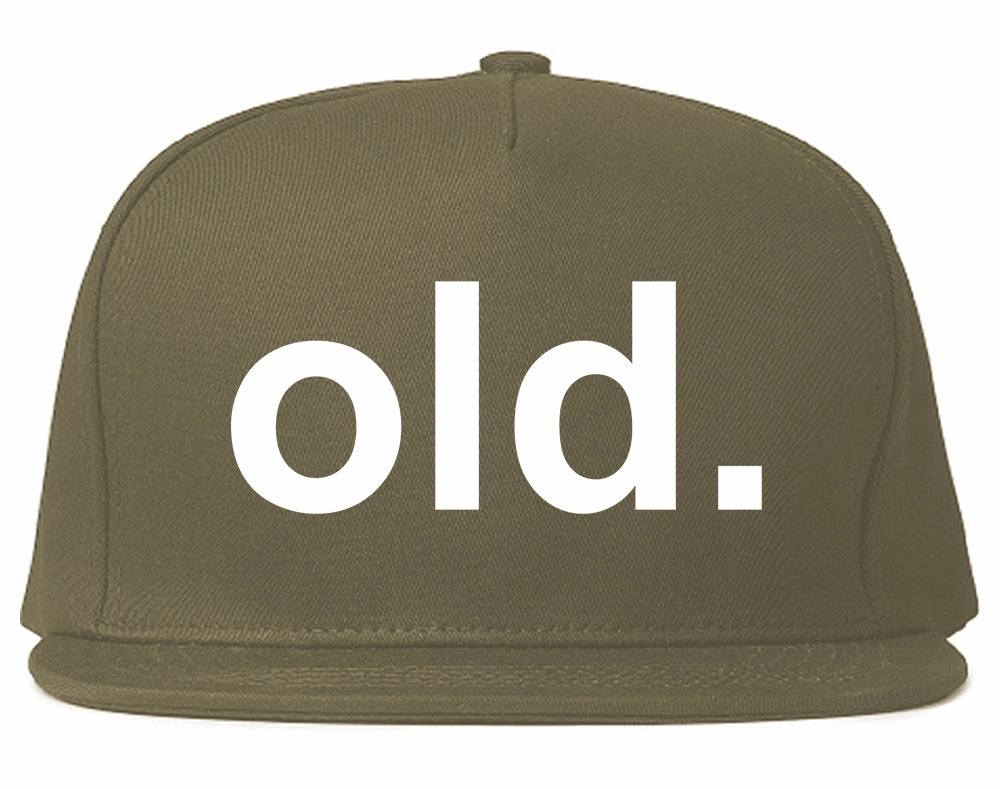 Old Funny Grandpa Grandfather Mens Snapback Hat