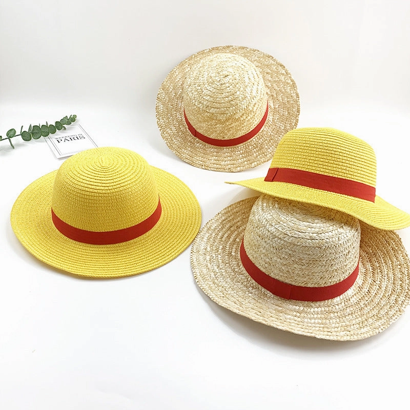 One Piece Luffy Straw Hat COSPLAY Parent-Child UV Protection