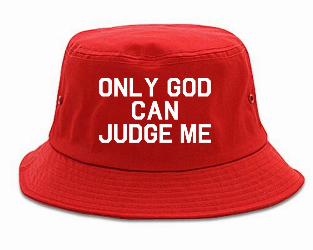 Only God Can Judge Me Mens Bucket Hat